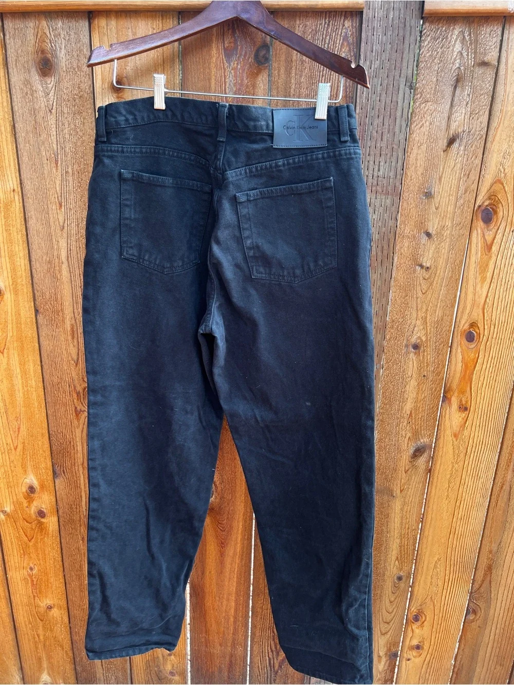 Calvin Klein Jeans Black Relaxed Fit Men’s Jeans